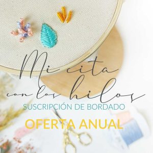 Suscripción anual bordado