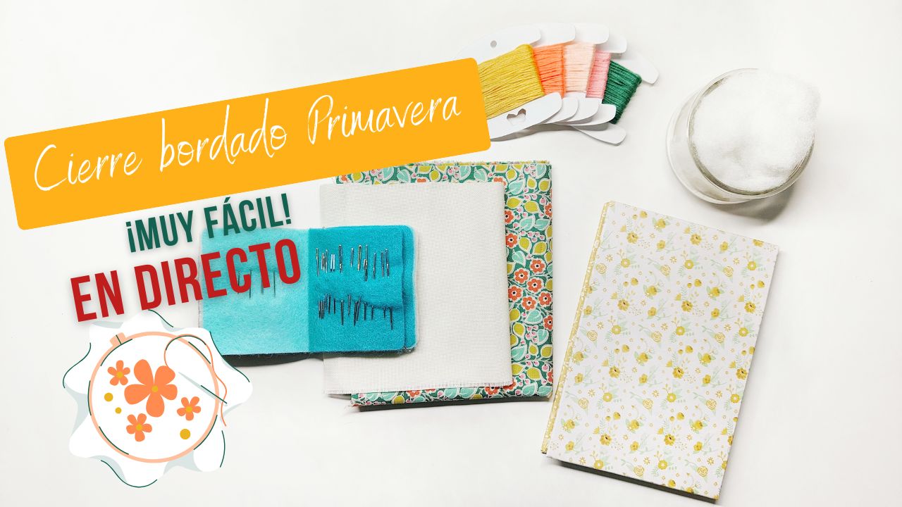Cierre bordado para álbum en acordeón